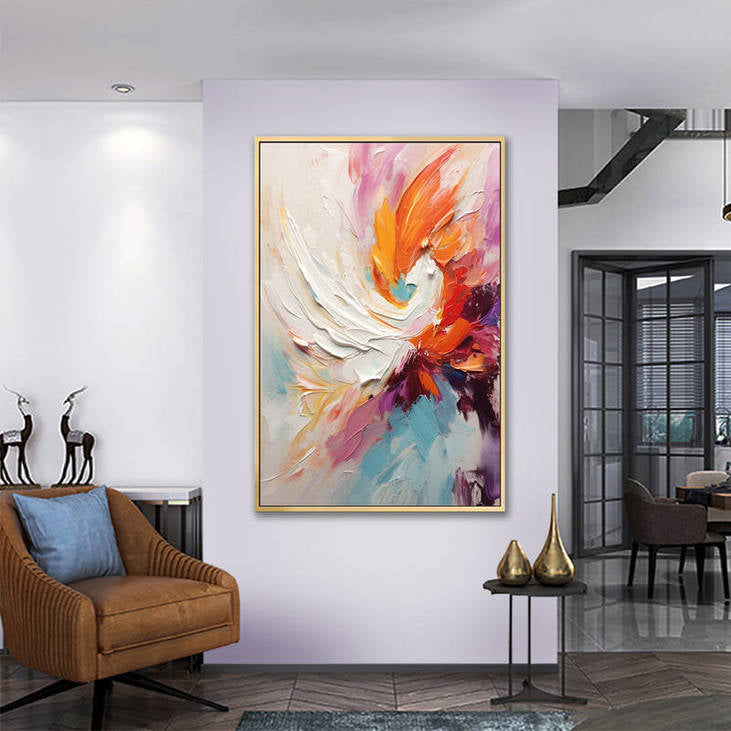 Colorful Expressive Abstract Painting #VA36