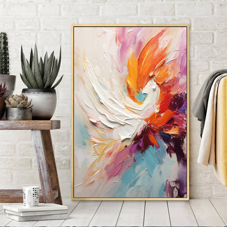 Colorful Expressive Abstract Painting #VA36