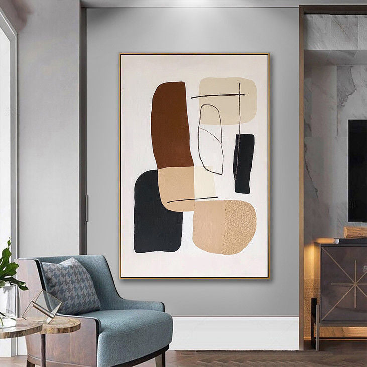 Earthy Tones Abstract Wall Hanging #YX95