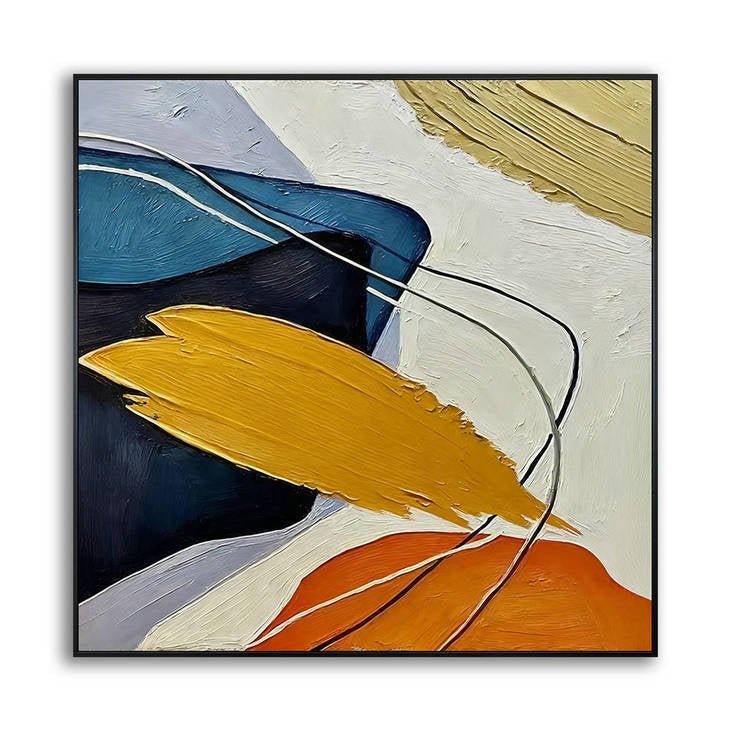 Hand Painted Abstract Decorative Wall Art #YX356