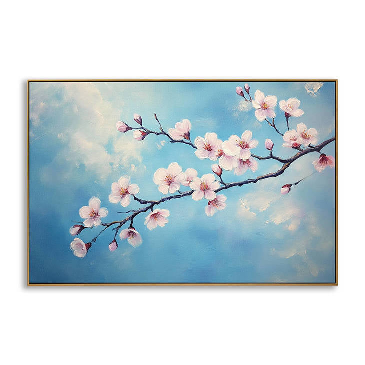 Hand Painted Cherry Blossom on Canvas #YX347