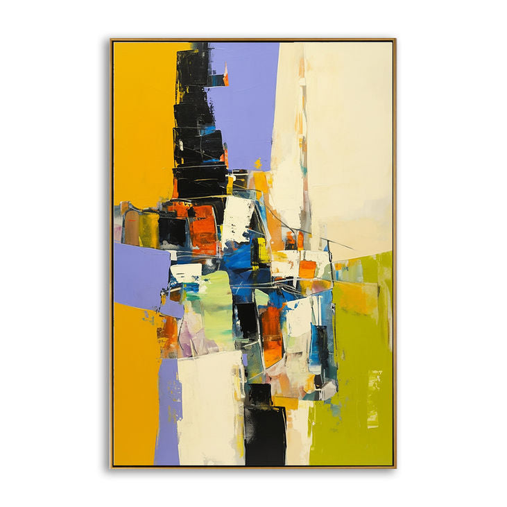Hand Painted Modern Abstract Canvas #YX164