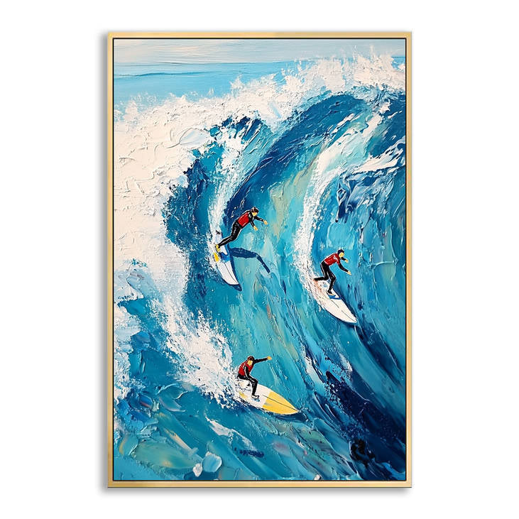 Hand Painted Surf Painting #YX228