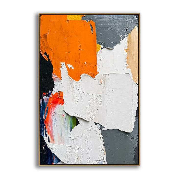 Hand Painted Abstract Wall Art #YX71