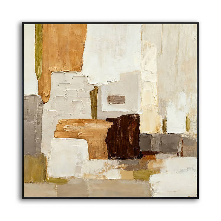 Handmade Abstract Textured Decorative Painting #YX354