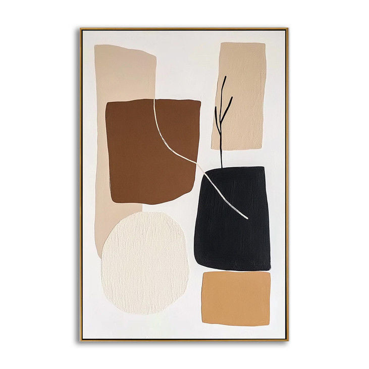 Modern Abstract Shapes Wall Decor #YX96