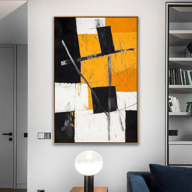 Contemporary Geometric Abstract Art #YX94