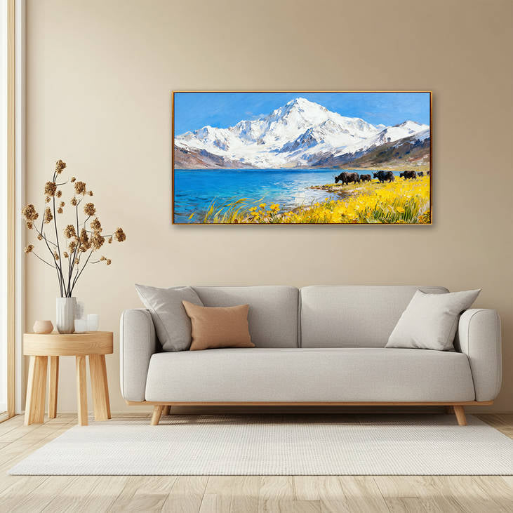 Handmade Landscape Canvas Painting #YX367