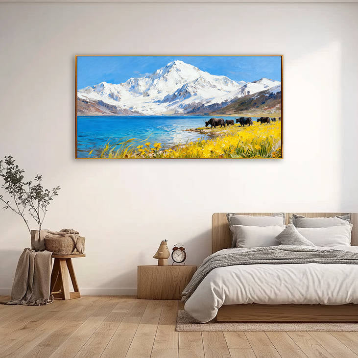 Handmade Landscape Canvas Painting #YX367