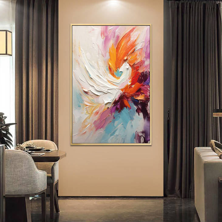 Colorful Expressive Abstract Painting #VA36