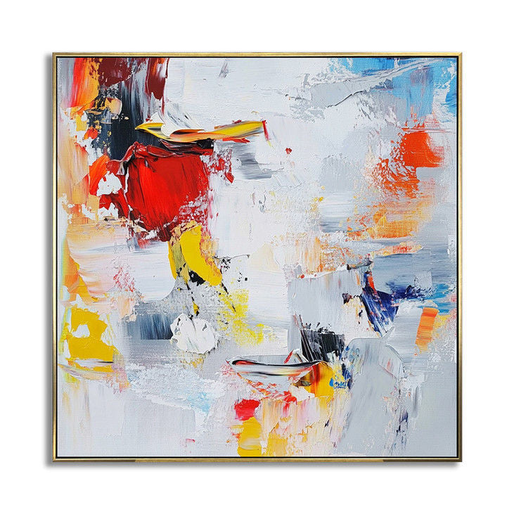 Vibrant Impasto Abstract Art #YX28