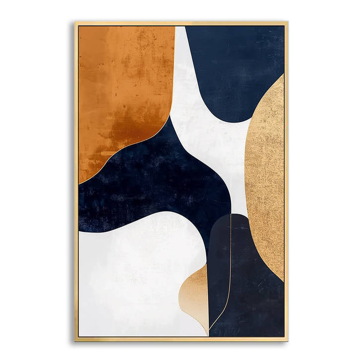 Modern Abstract Geometric Canvas Painting #YX239