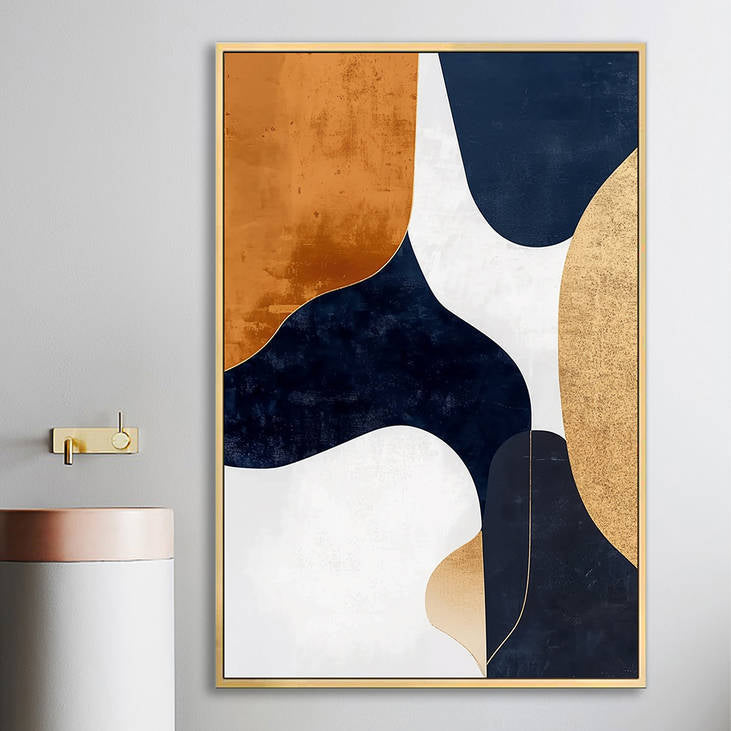 Modern Abstract Geometric Canvas Painting #YX239