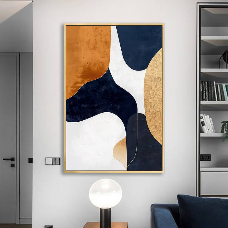 Modern Abstract Geometric Canvas Painting #YX239