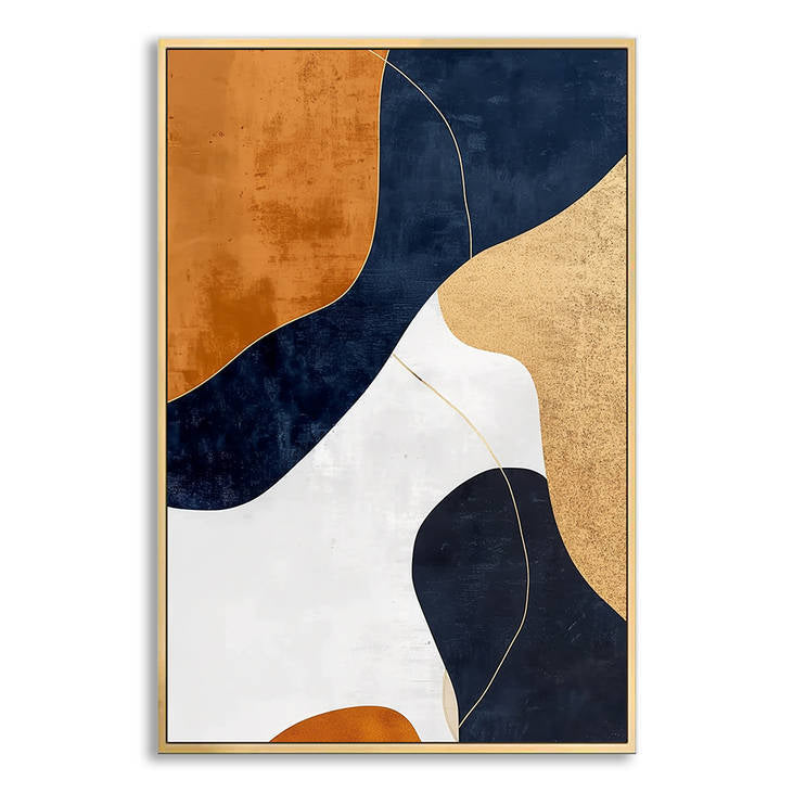 Contemporary Geometric Canvas Painting #YX241