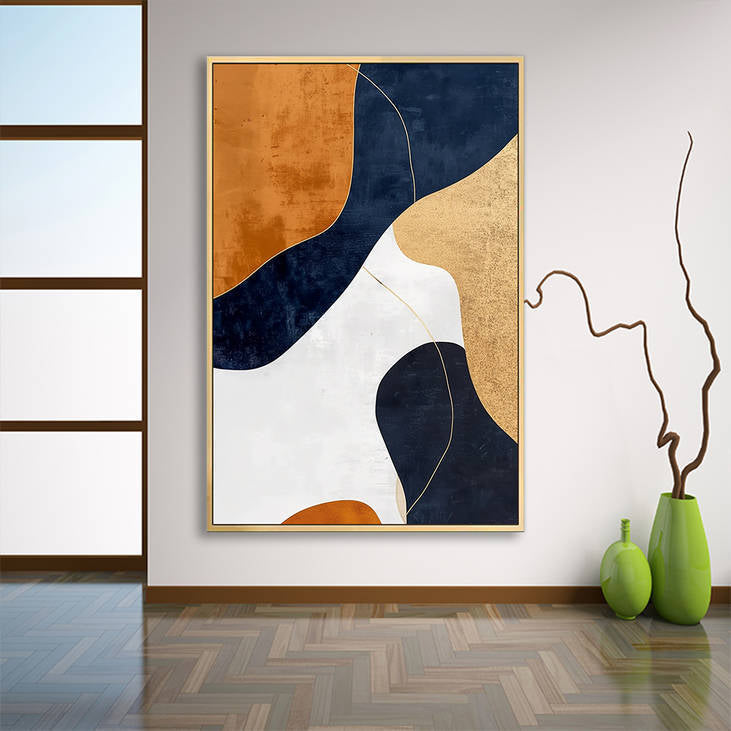 Contemporary Geometric Canvas Painting #YX241