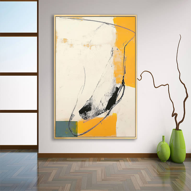 Abstract Handmade Canvas Art #YX243