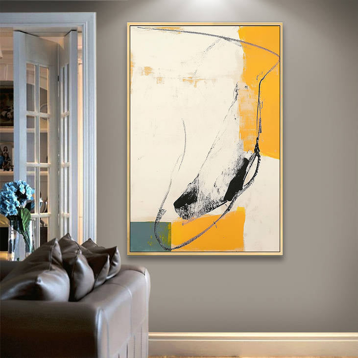 Abstract Handmade Canvas Art #YX243