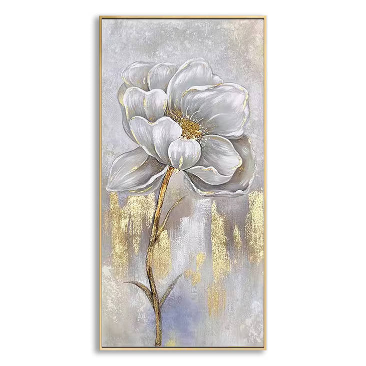 Gold Accented Floral Wall Decor #YX259