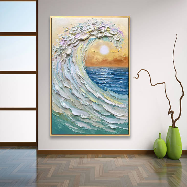 Ocean Sunset Wall Art for Home Decor #YX265
