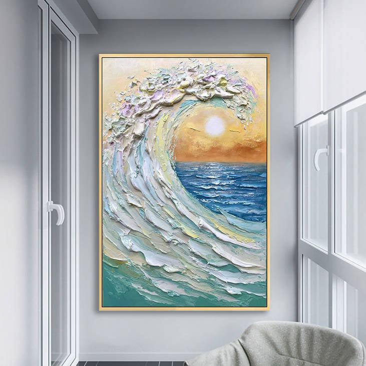 Ocean Sunset Wall Art for Home Decor #YX265