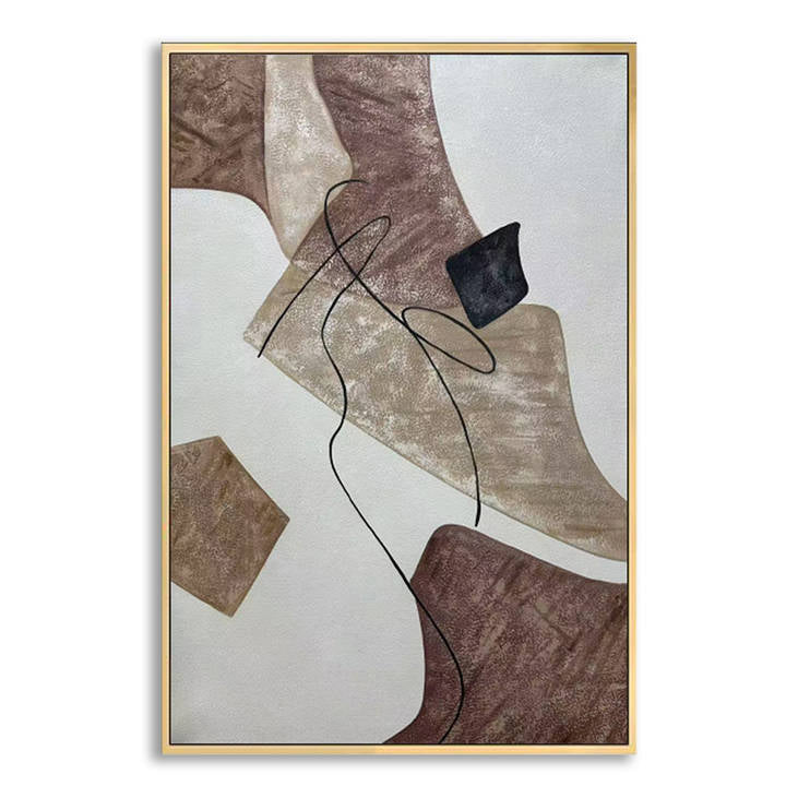 Modern Minimalist Hand Painted Wall Art #YX269
