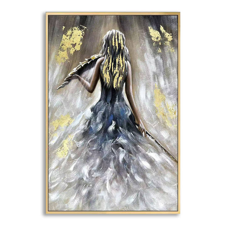 Handmade Woman Figure Painting #YX270