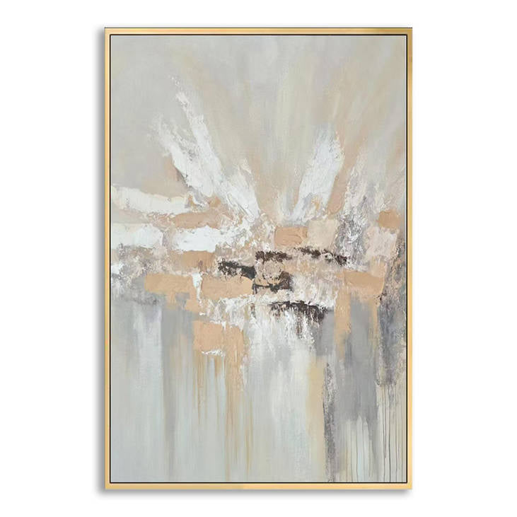Light Toned Textured Wall Art for Modern Interiors #YX273