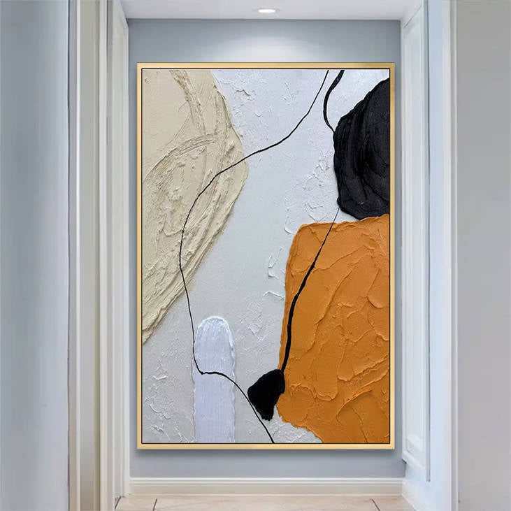 Textured Abstract Hand Painted Wall Art #YX274