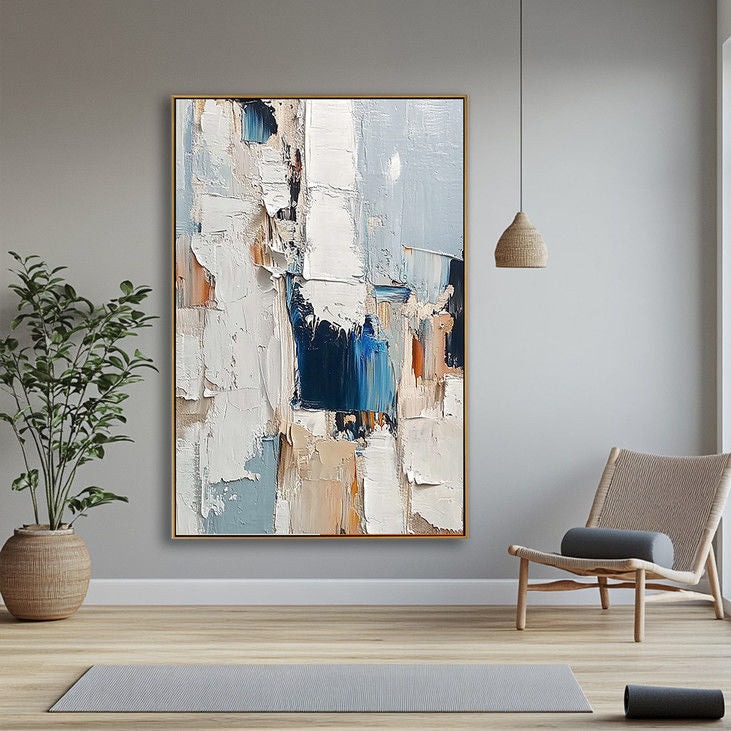 Textured Grey - Blue Cascade #YX60