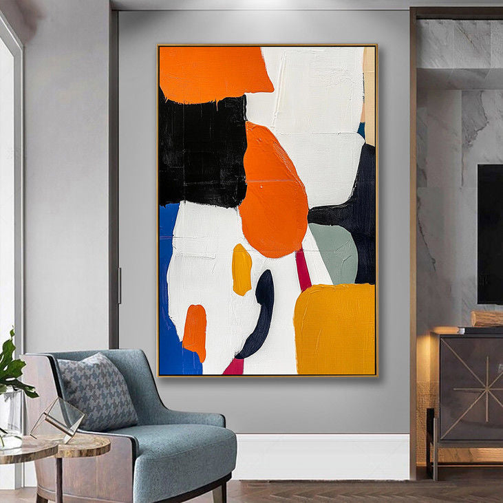 Hand Painted Contemporary Abstract Art  #YX54