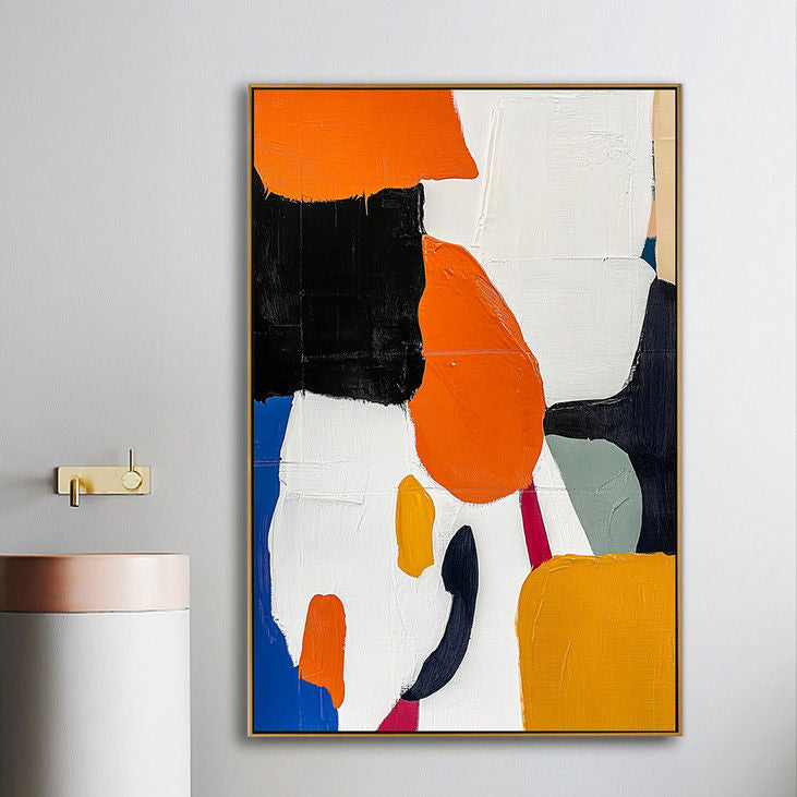 Hand Painted Contemporary Abstract Art  #YX54
