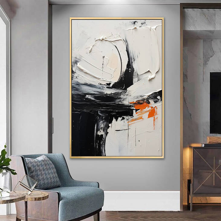 Black & White Canvas Wall Decor  #VA41