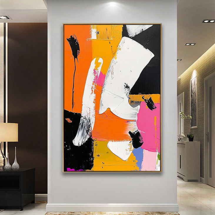 Modern Bold Color Abstract Art #YX53