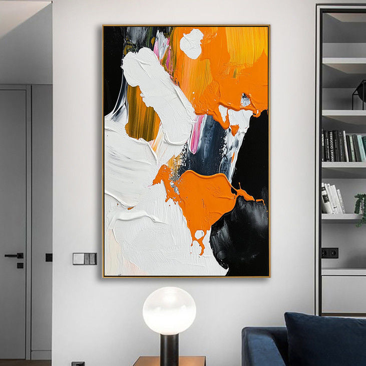 Hand Painted Modern Abstract Art #YX52