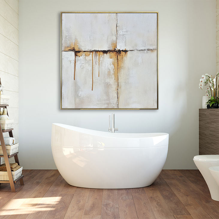 Earth Tones Abstract Paintings #YX151
