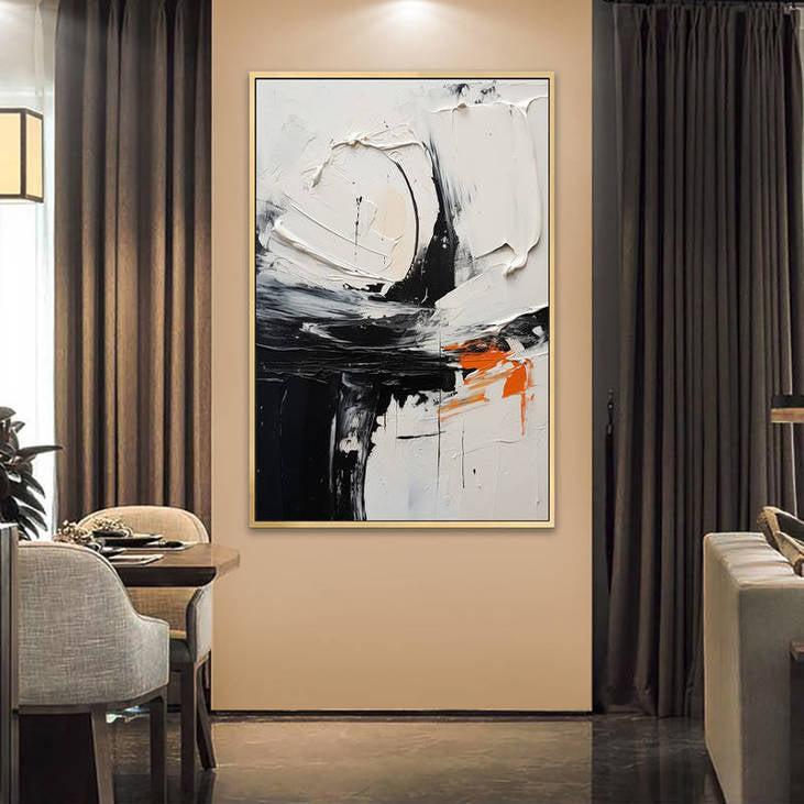 Black & White Canvas Wall Decor  #VA41