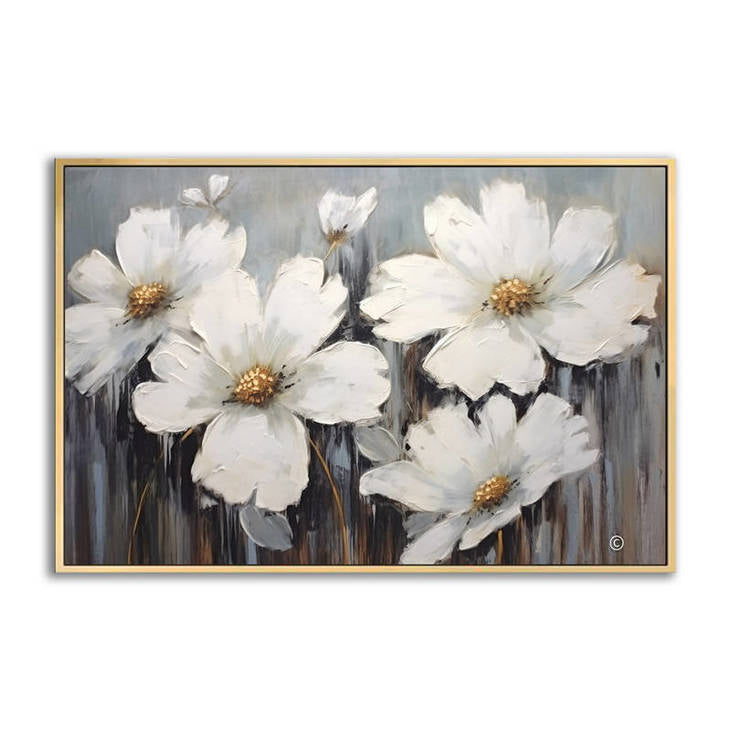 Hand Painted Floral Art #VA70