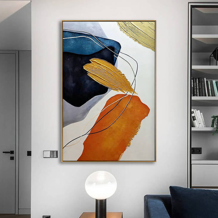 Hand Painted Abstract Decorative Wall Art #YX360