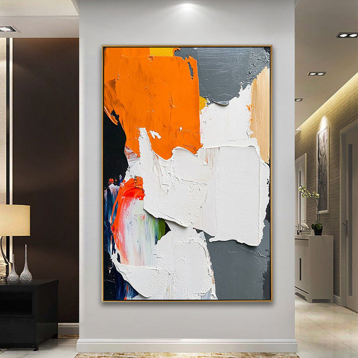 Hand Painted Abstract Wall Art #YX71