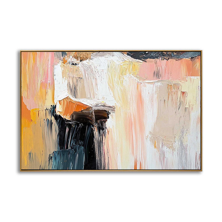 Abstract Impasto Canvas Art #YX107