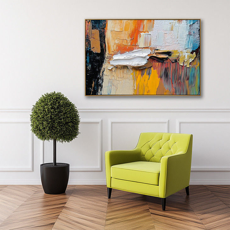 3D Textured Abstract Painting #YX115