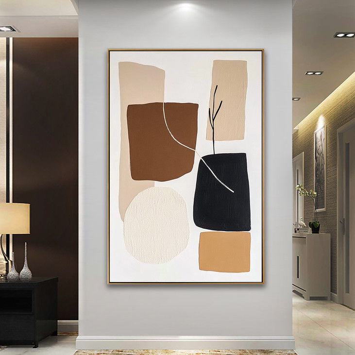 Modern Abstract Shapes Wall Decor #YX96
