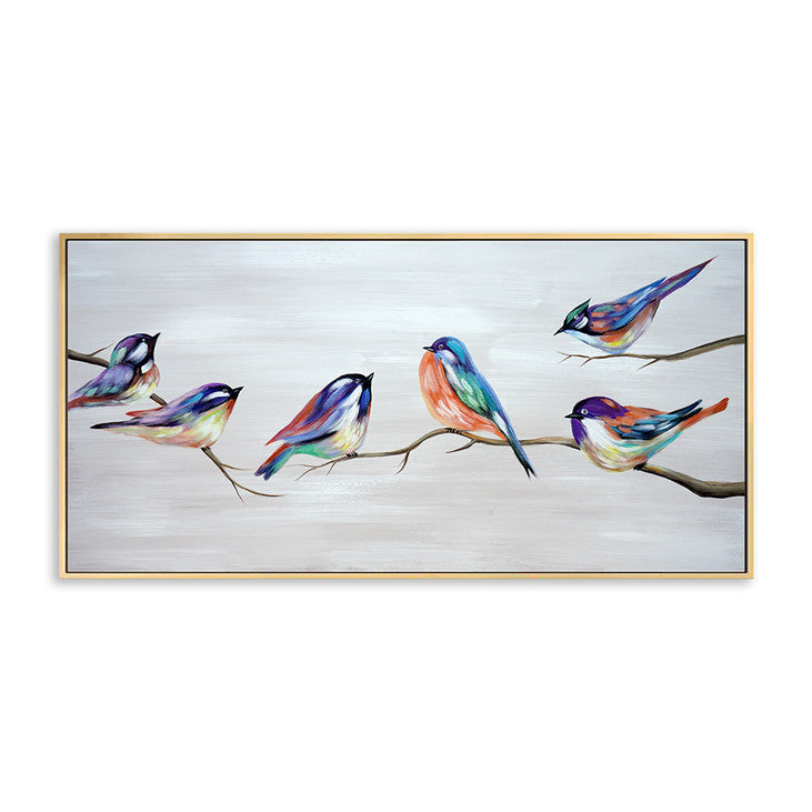 Hand Painted Bird Painting  #VA351