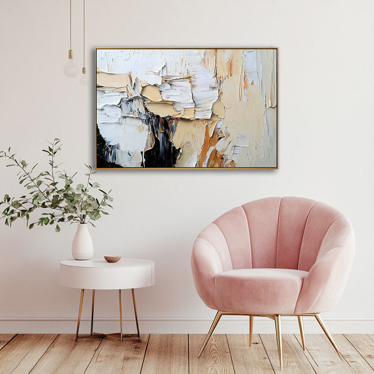 Hand Painted Impasto Art #YX106