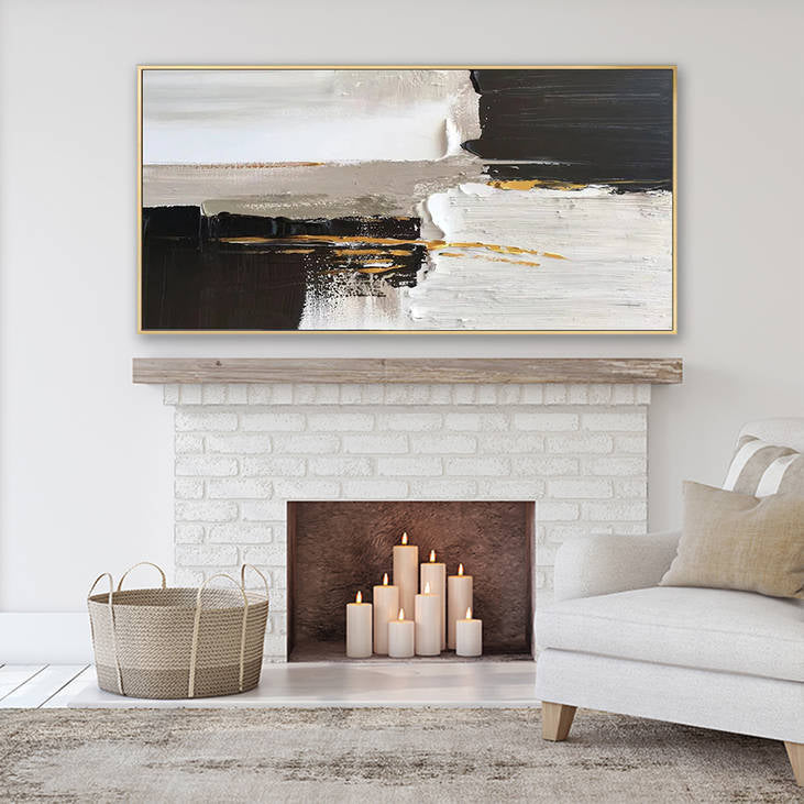 Abstract Textured Wall Art for Modern Home Decor #YX309