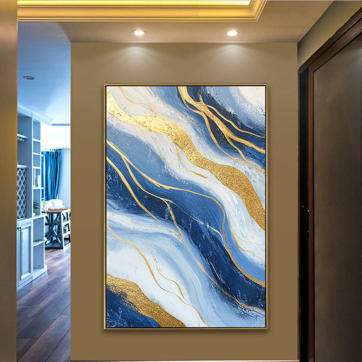 Contemporary Gold Accent Art #YX80
