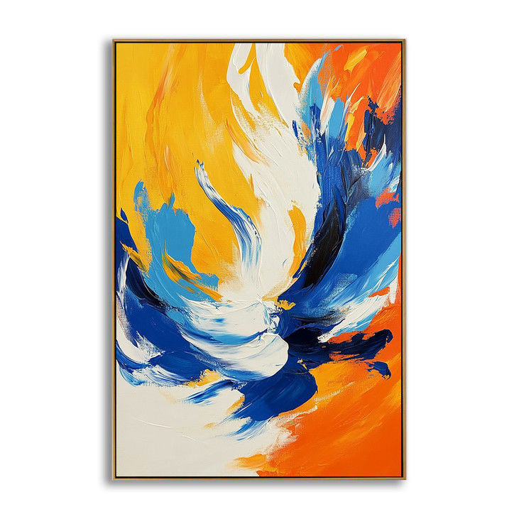 Vibrant Color Block Abstract Wall Art #YX66