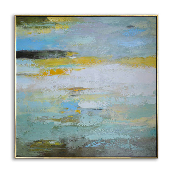 Abstract Hand Painted Canvas Art #YX302