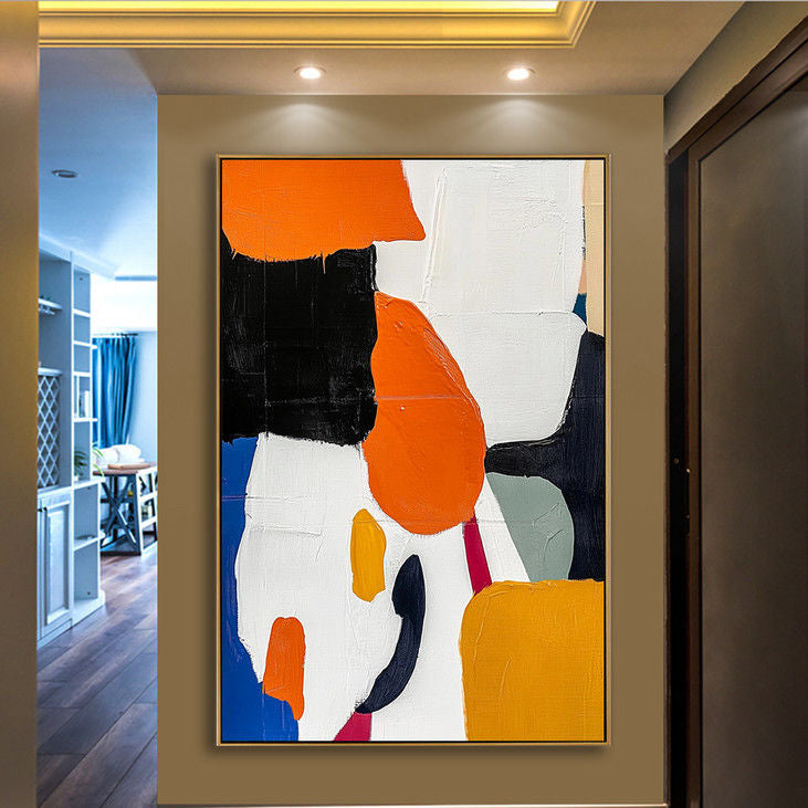 Hand Painted Contemporary Abstract Art  #YX54